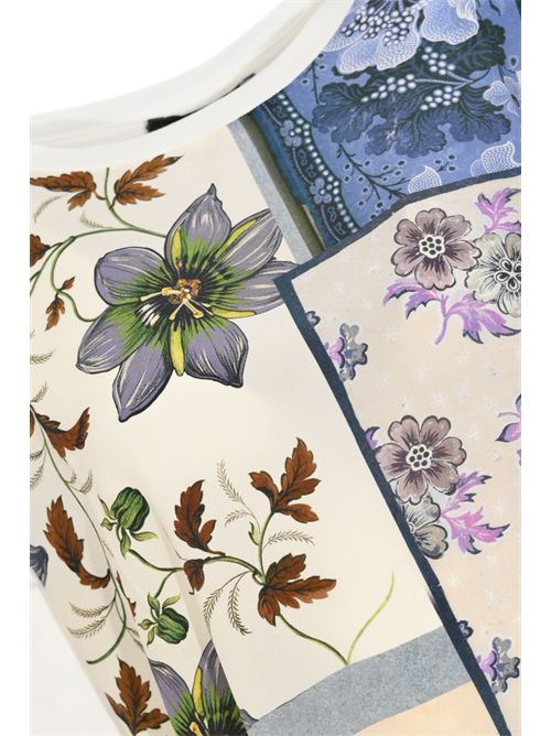 T-shirt WKDPAMPAS in seta stampata e jersey di cotone stretch WEEKEND MAX MARA | 2615941062600001